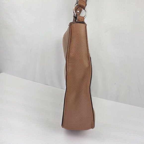 Tignanello Pebbled Leather Xbody Messenger Bag Light Tan - Picture 5 of 15